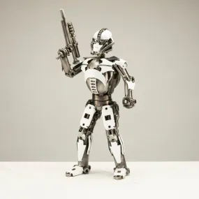 16 Storm Trooper Inspired Recycled Metal Sculpture