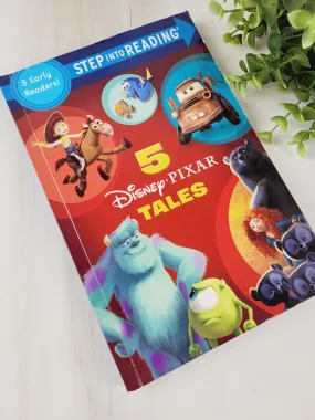 5 DISNEY PIXAR TALES- STEP INTO READING BOOK SET EUC