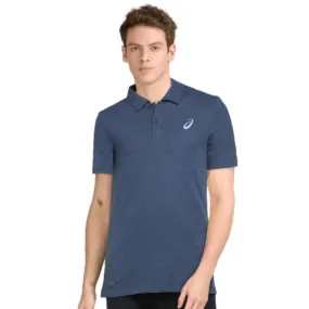 ASICS Men's Heather Polo Top (French Blue)