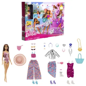 Barbie Doll And Fashion Advent Calendar, 24 Clothing And Accessory Surprises