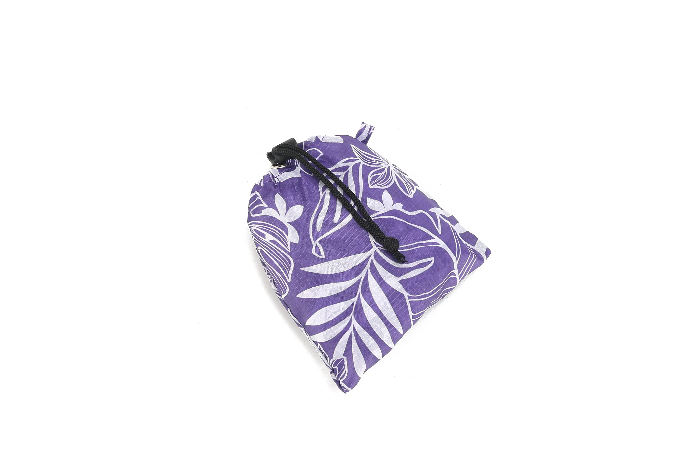 Foldable Bag Jacqueline Plumeria Monstera Purple