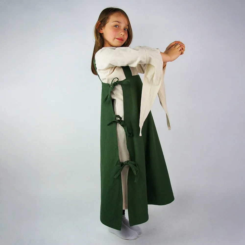 Little Shieldmaiden's Green Overdress