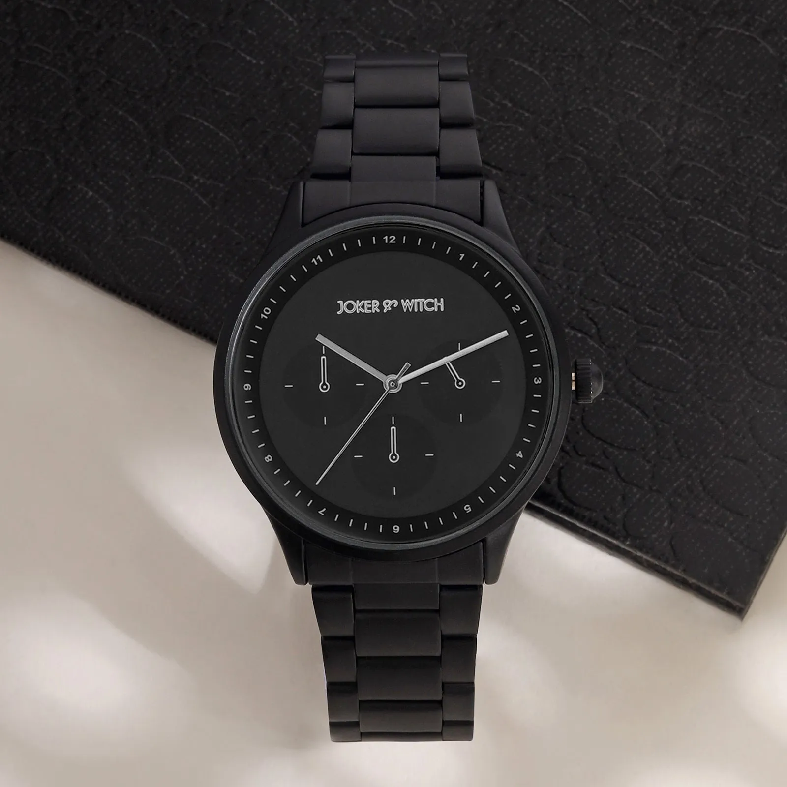 Nexus Black Stainless Steel Strap Watch