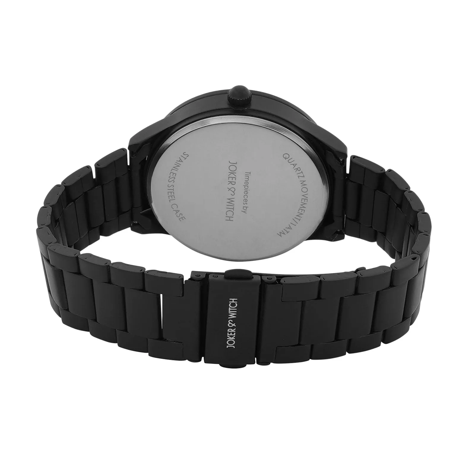 Nexus Black Stainless Steel Strap Watch