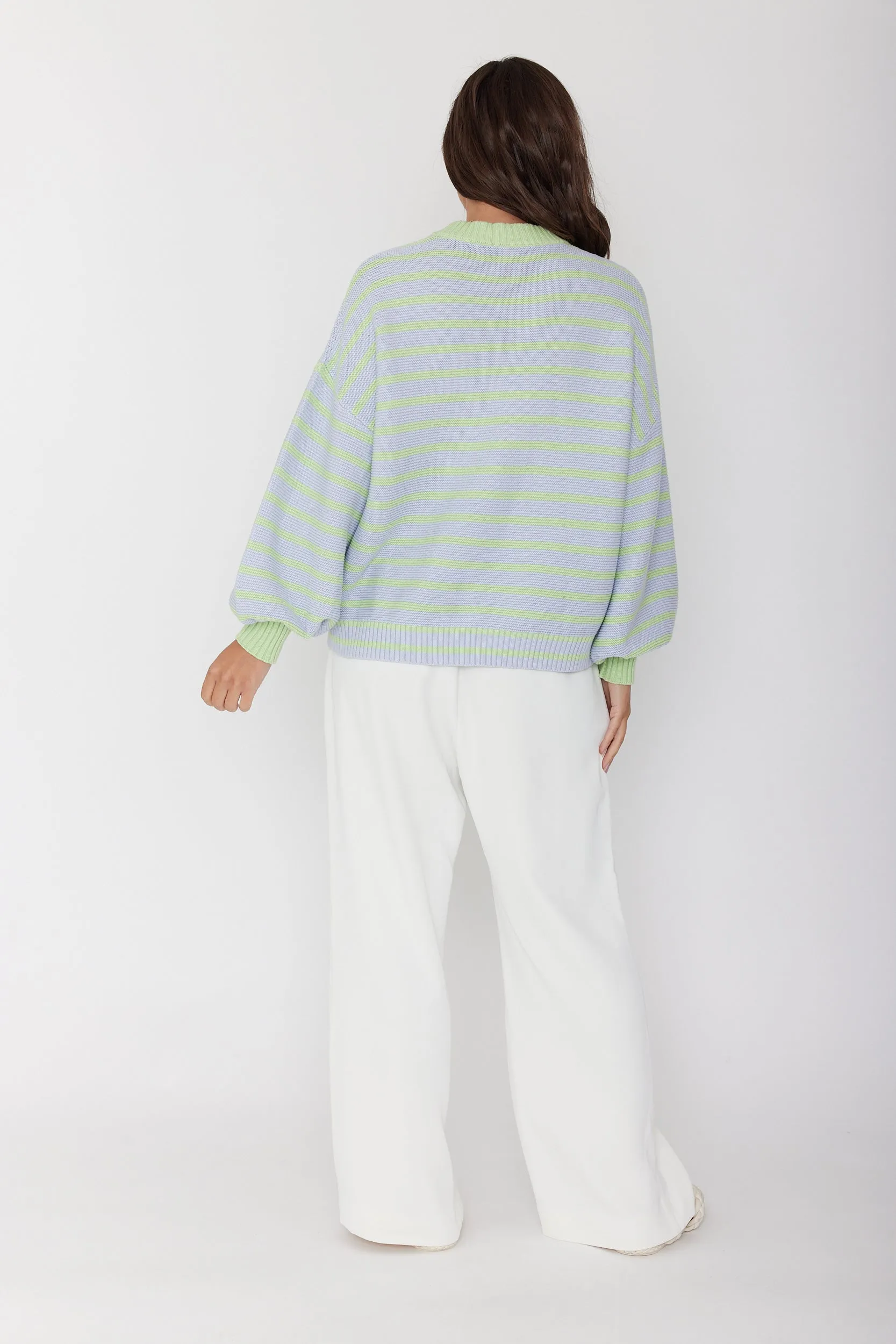 OLIVER Mint Stripe