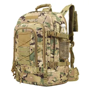 Outdoor Mountaineering Tactical Large-capacity Expandable 60L Backpack