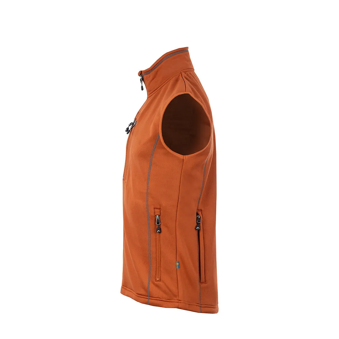 Power Fleece Vest Men (Burnt Orange)