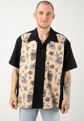 Steady Clothing - Tattoo Mid Panel Black - Shirt